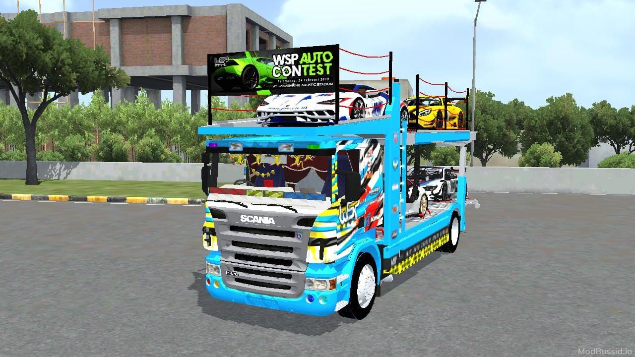 Download Mod Bussid Scania Muatan Mobil Mewah