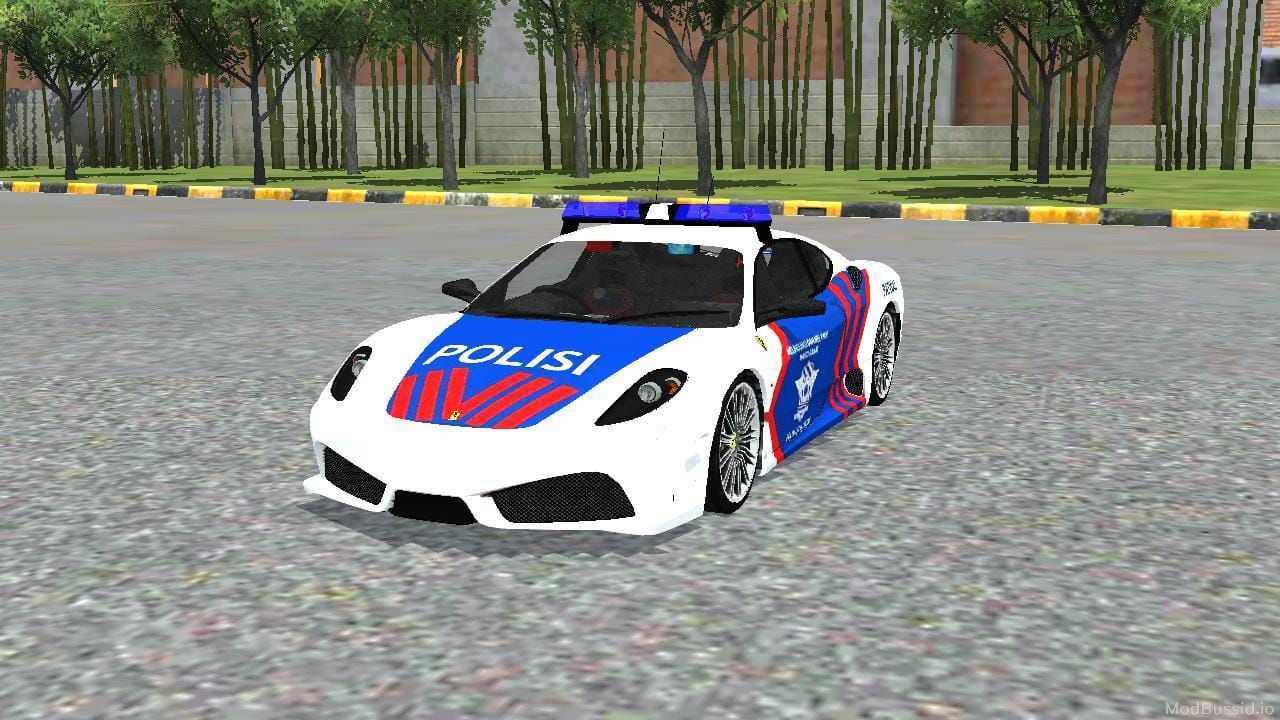 Download Mod Bussid Ferari Polisi By MAH Channel