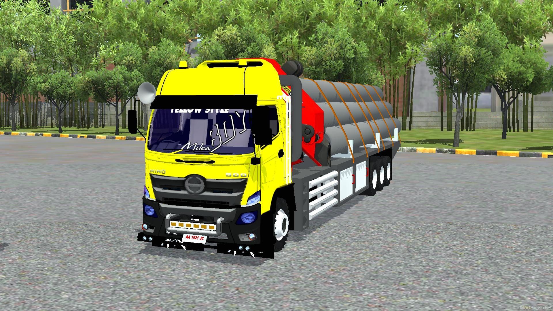 Photo of Hino 500 Angkut Pipa 1