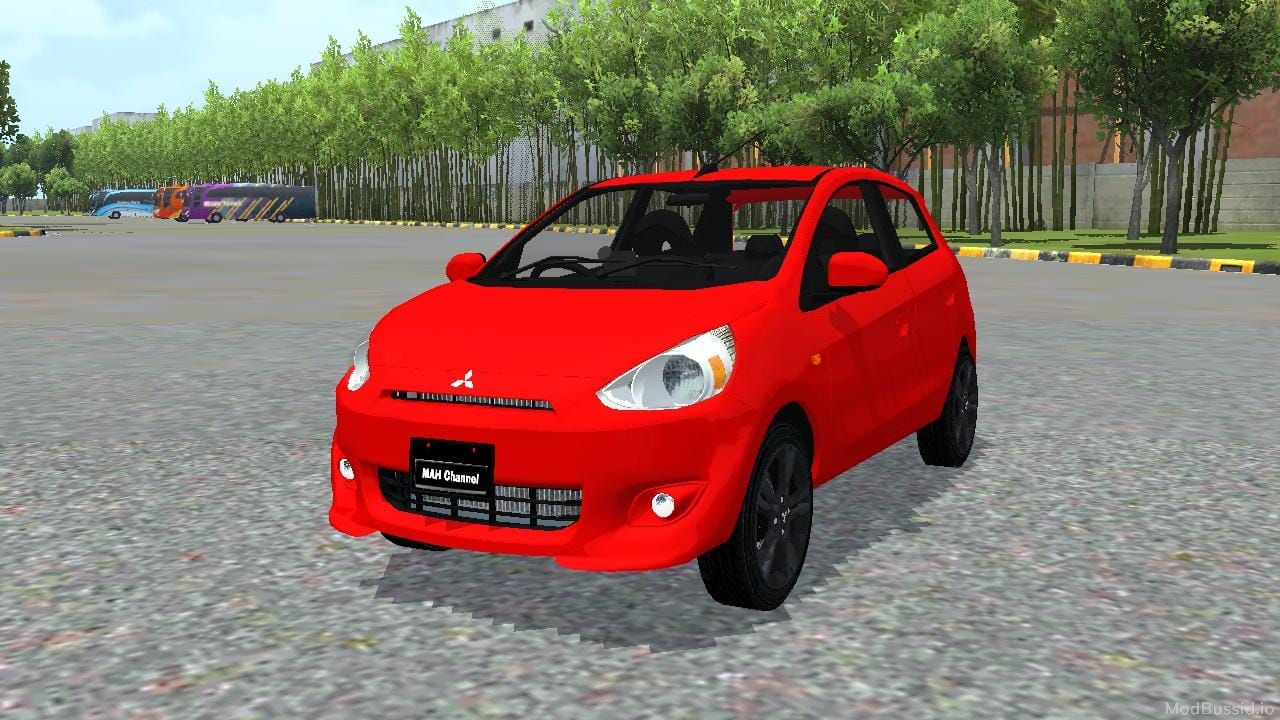 Download Mod Bussid Mitsubishi Mirage 2014 Car By MAH Channel