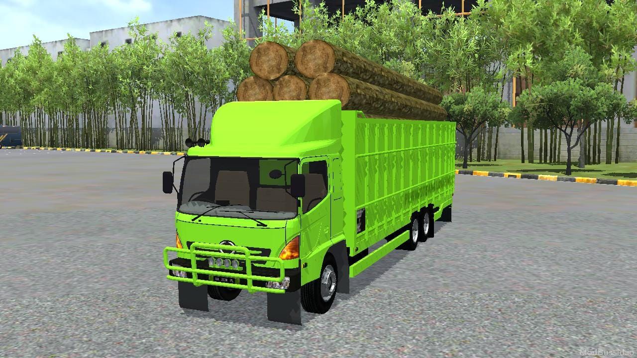 Download Mod Bussid Truck Hino Lohan Muatan Kayu