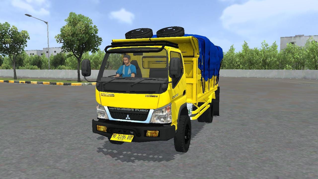 Download Mod Bussid Canter 4×4 By VICKY CREATION