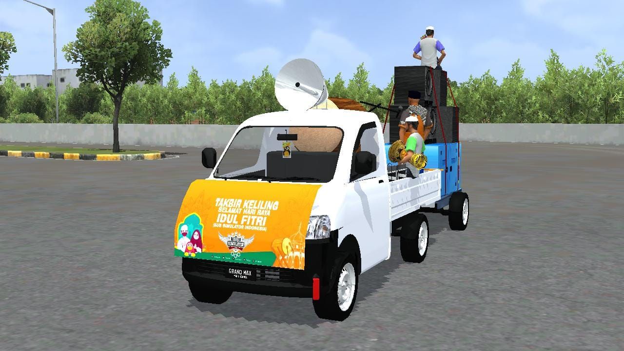 Download Mod Bussid Grandmax Takbiran By MAH Channel