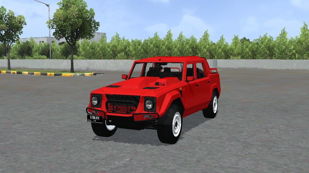 Download Mod Bussid Lamborghini LM-02 By MAH Channel