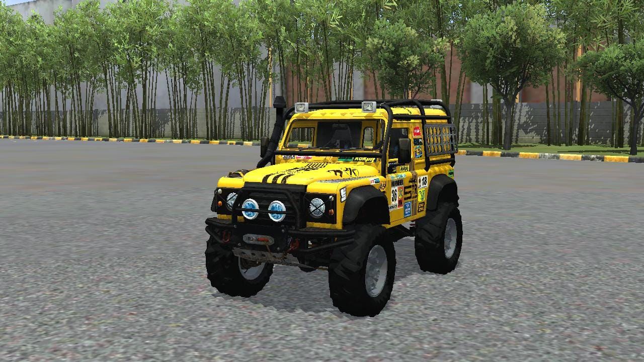 Download Mod Bussid Land Rover Defender 90 By MAH Channel