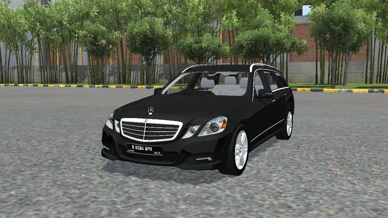 Download Mod Bussid Mercedes-Benz E300 Estate By MAH Channel