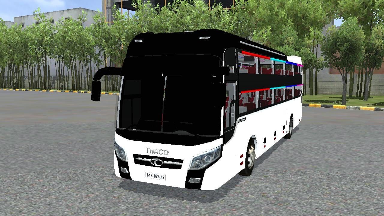 Download Mod Bussid Thaco 2018 Giường Nằm