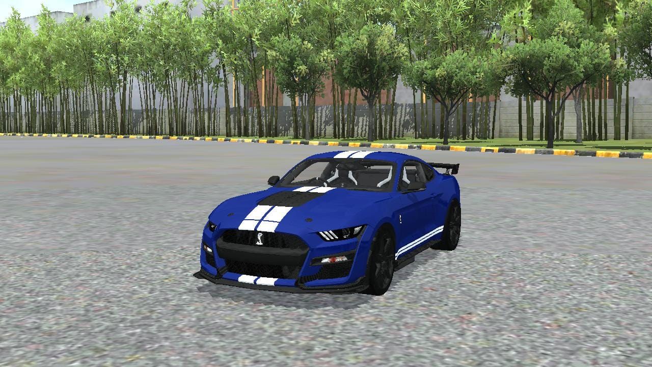 Download Mod Bussid Ford Mustang Shelby GT500 By MAH Channel