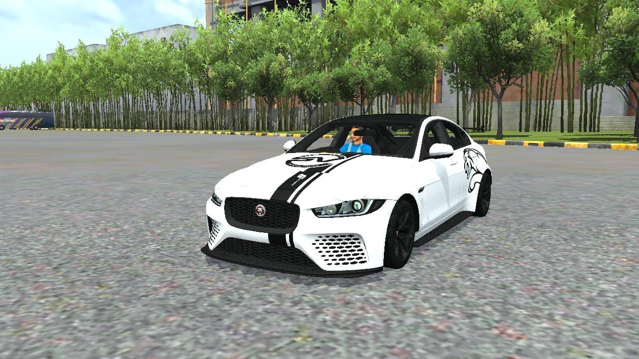Download Mod Bussid Jaguar XE SV Project 8 By MAH Channel