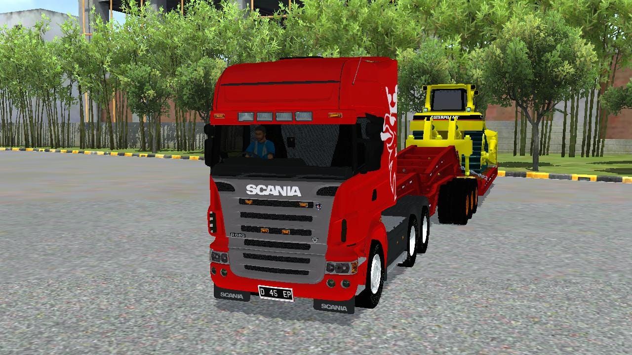 Download Mod Bussid SCANIA + DOZER By DASEP PRATAMA