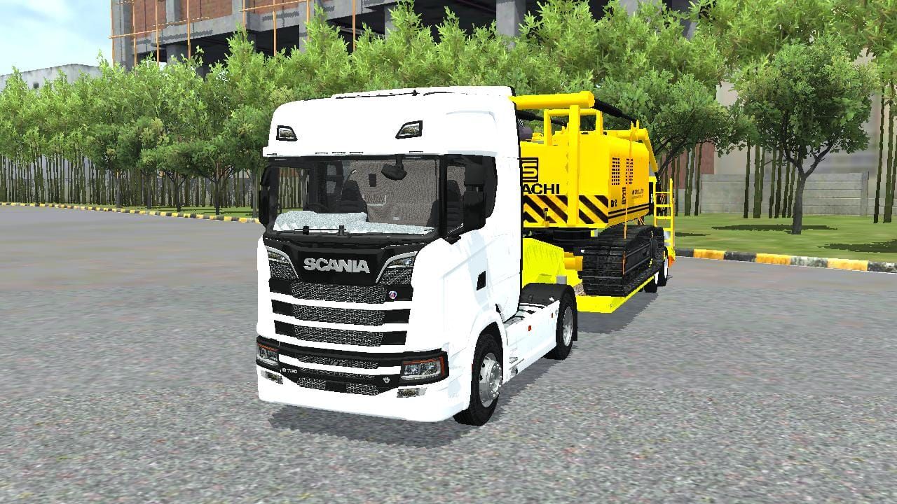 Download Mod Bussid Scania S730 Crane By MAH Channel