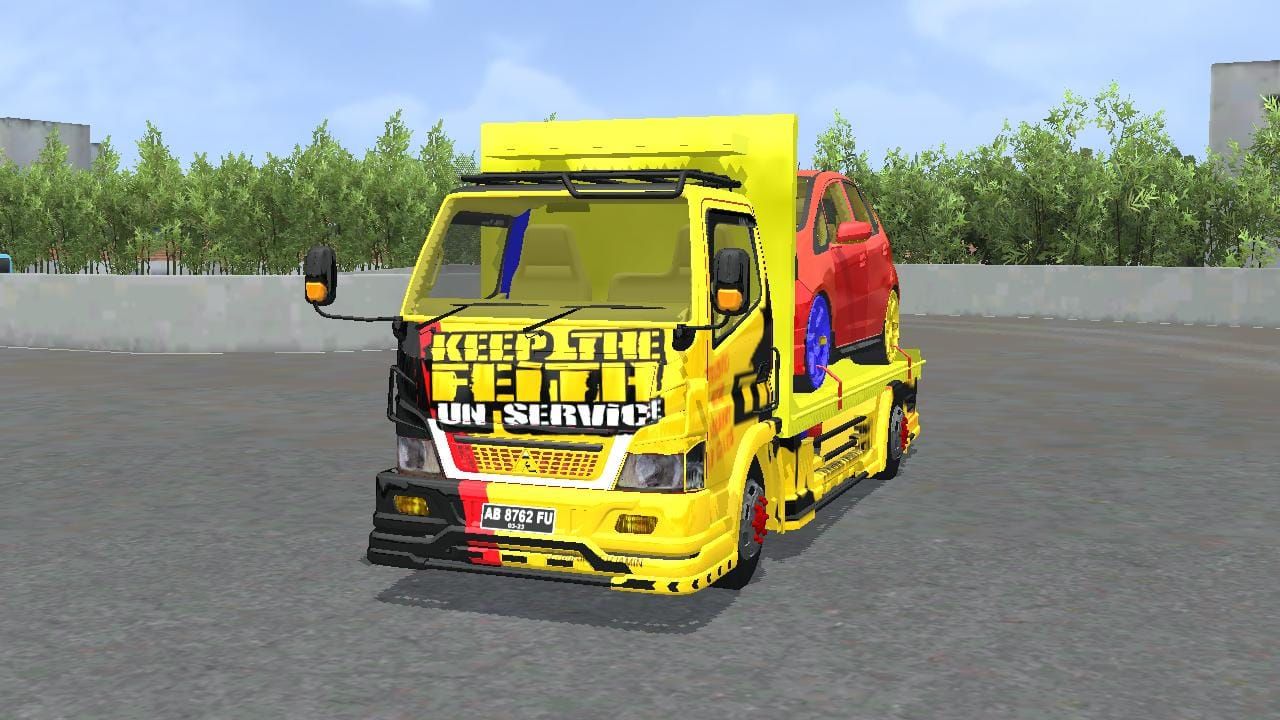 Download Mod Bussid Canter TE Muatan Honda Jazz