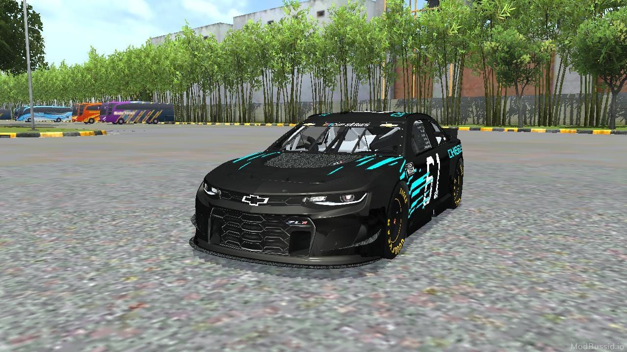 Download Mod Bussid Chevrolet Camaro ZL1 Nascar By MAH Channel