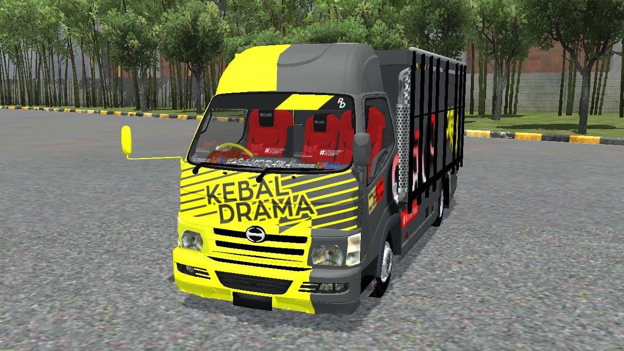 Download Mod Bussid Hino Dutro By BUNGWIN CVT