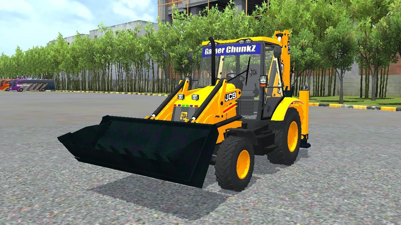 Download Mod Bussid JCB V2 – With LED By Gamer ChunkZ