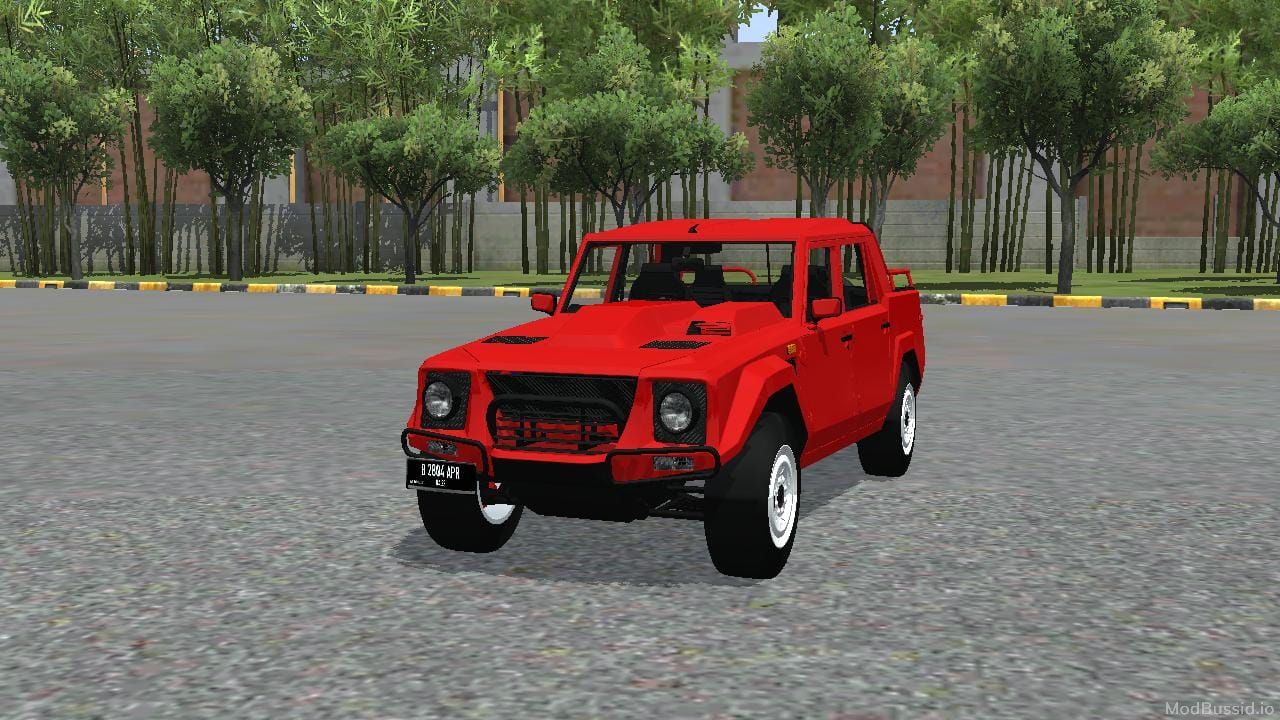 Download Mod Bussid Lamborghini LM-002 By MAH Channel