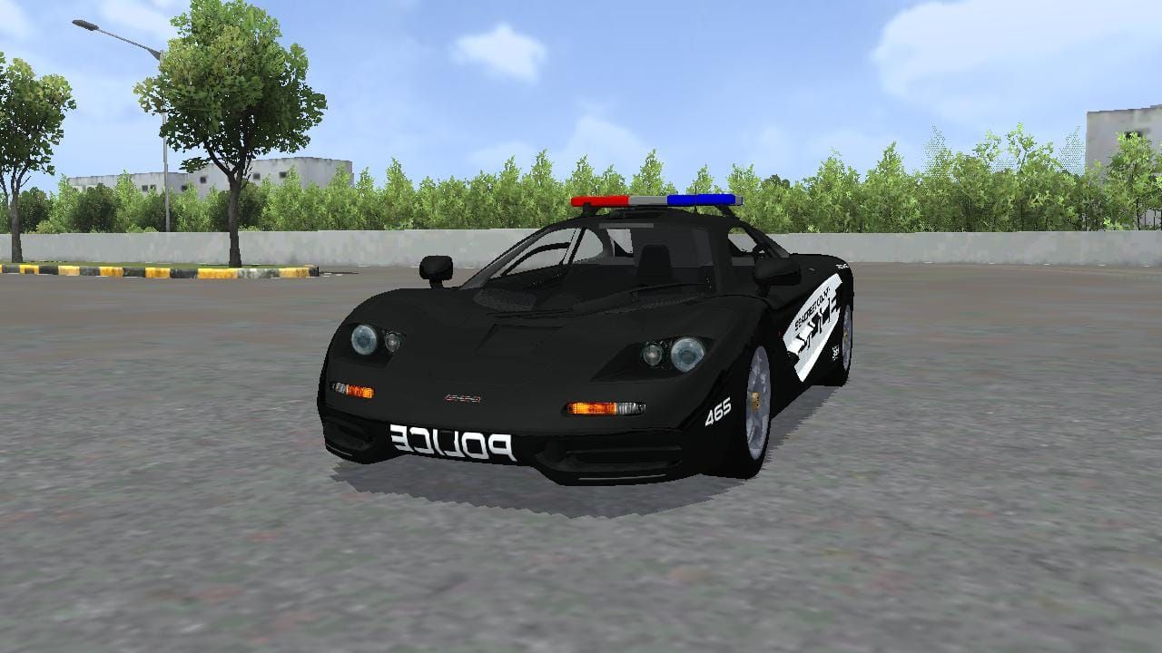 Download Mod Bussid Mc Laren F1 Police By MAH Channel