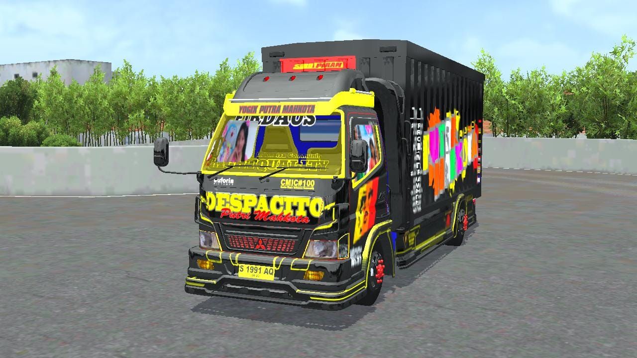 Download Mod Bussid Mitsubishi Fuso Canter Box