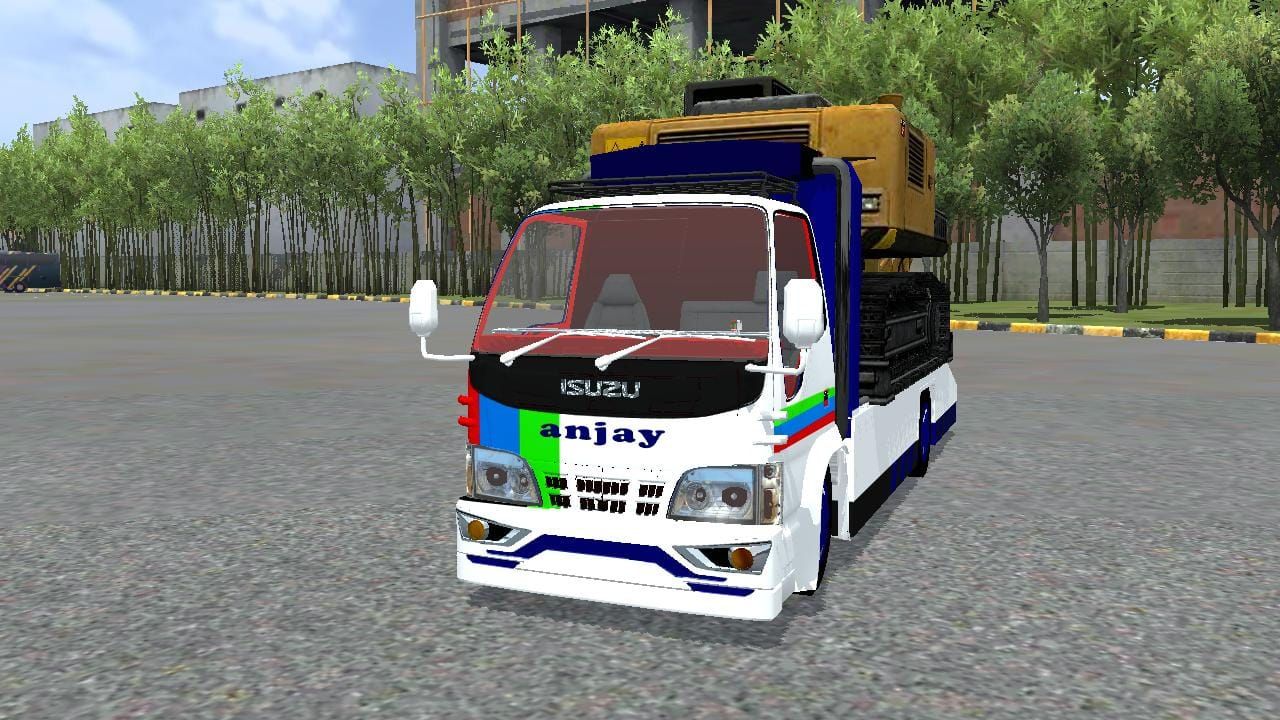 Download Mod Bussid Nkr Towing Truck By MSP
