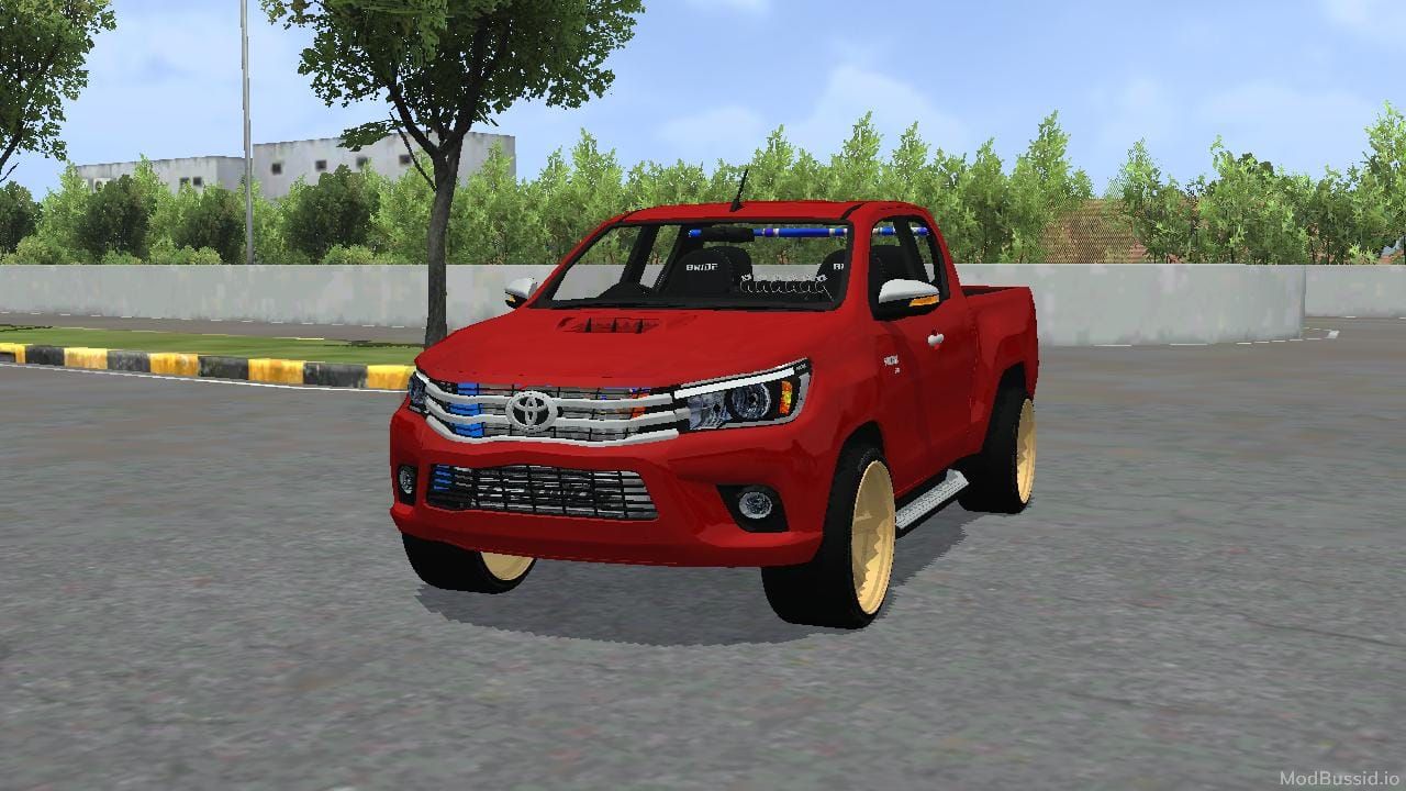 Download Mod Bussid Toyota Hilux Revo Cabin 2014 By MAH Channel