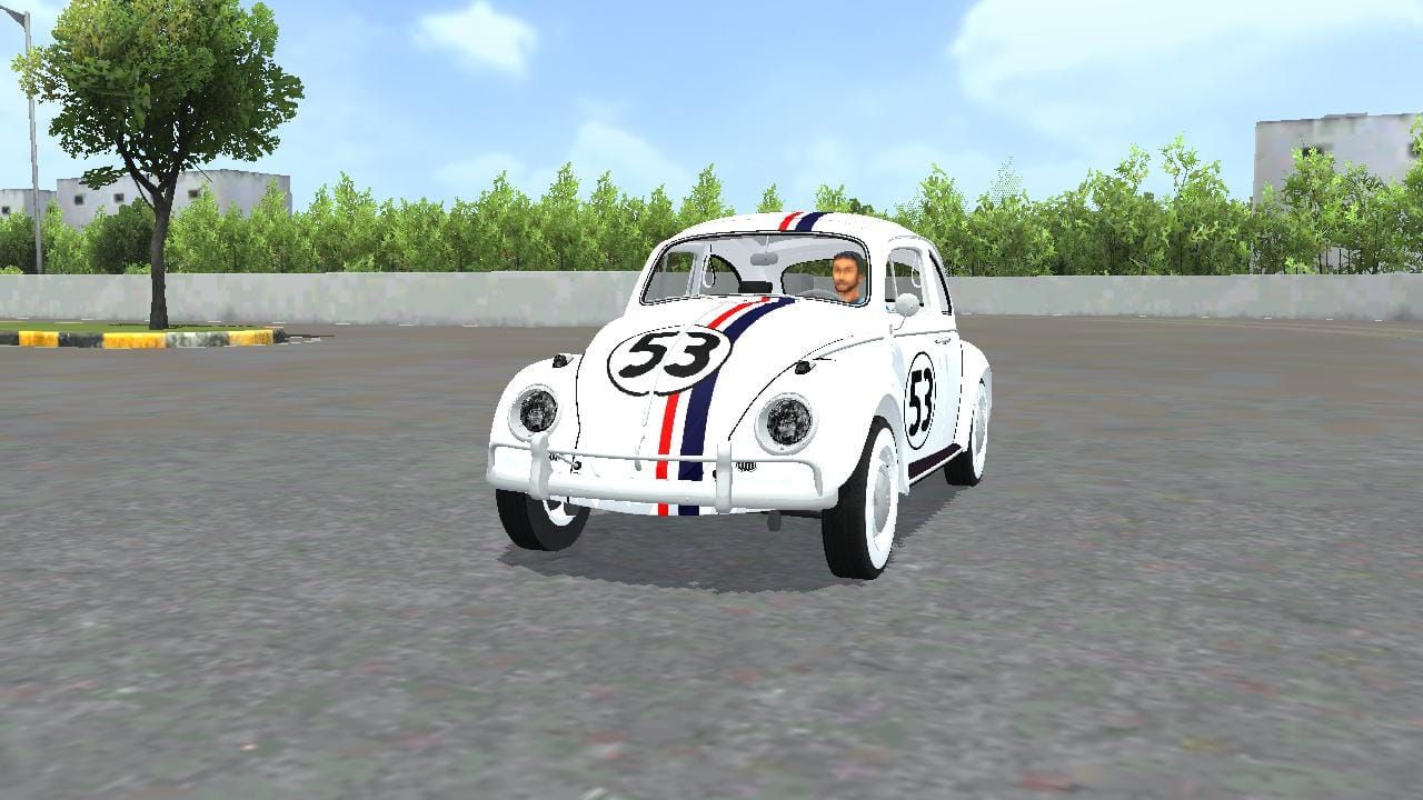 Download Mod Bussid Volkswagen Beetle Herbie By MAH Channel