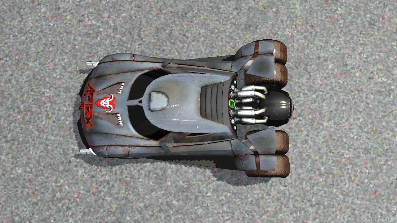 Photo of 6WD Futuristic Post Apocalyptic Car 8