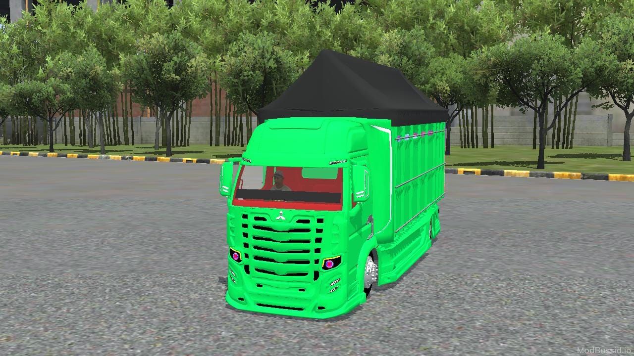Download Mod Bussid BKJ KOLOR IJO BUDESIGN By Andry x Kaguya x Rwa