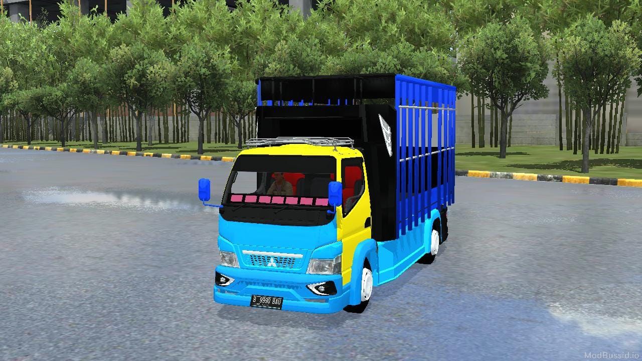 Download Mod Bussid Canter Ayam Kampus 2 New BKJ