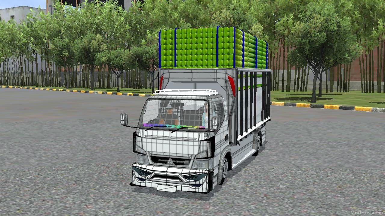 Download Mod Bussid Canter Muat Bambu By Kece Gaming