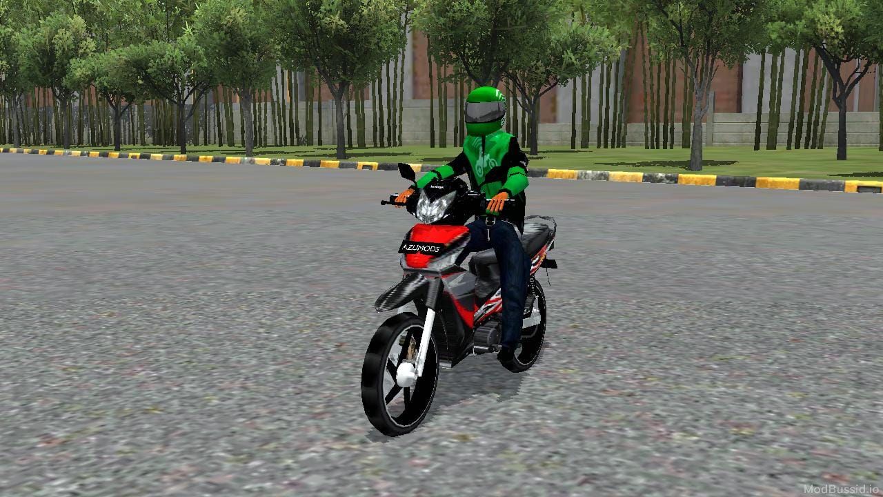 Download Mod Bussid Gojek Supra By AzuMods