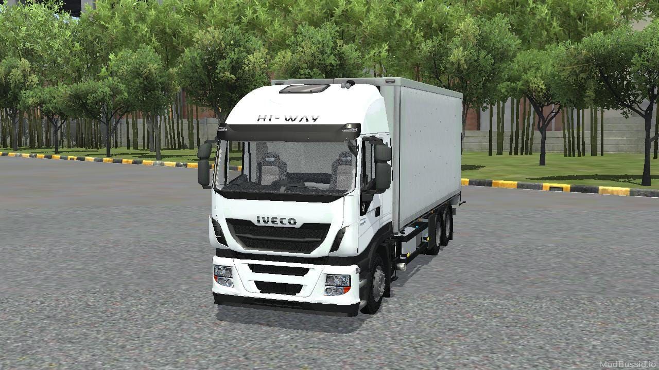 Download Mod Bussid Iveco Hi-Way 6×2 Cooliner By MAH Channel