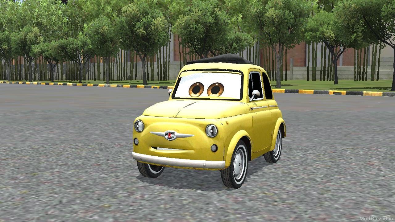 Download Mod Bussid Luigi From Cars By MAH Channel