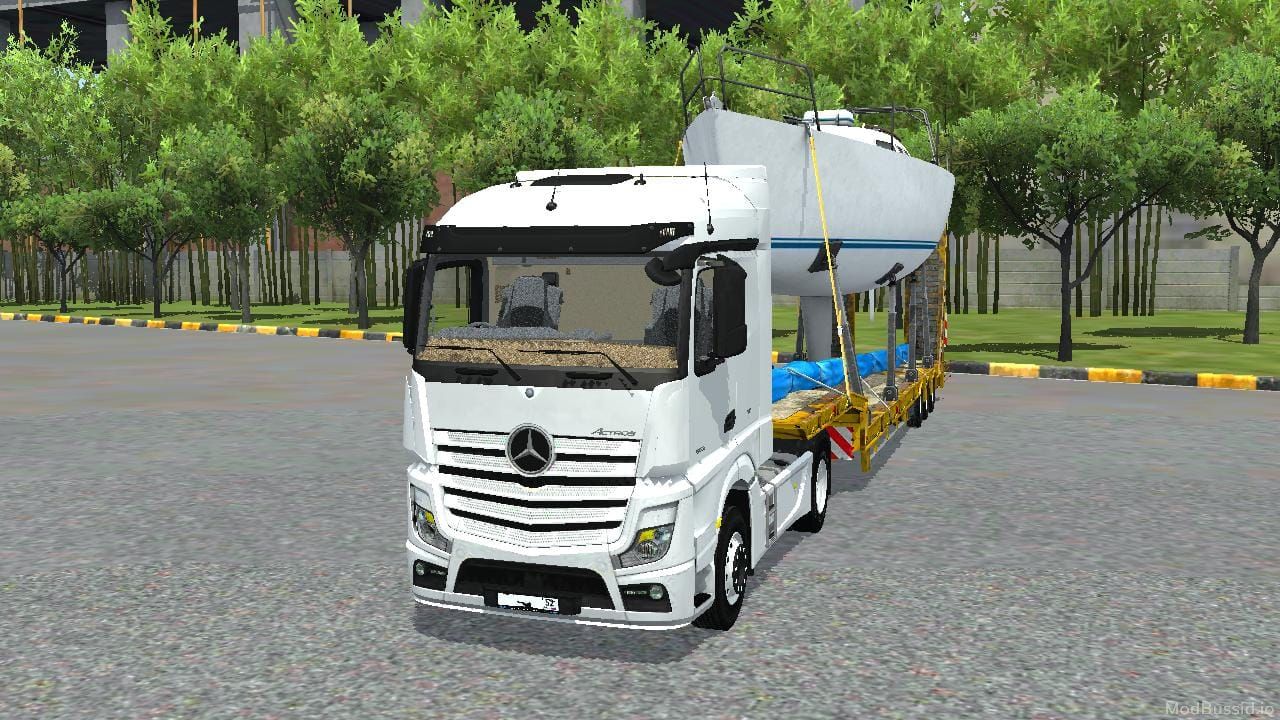Download Mod Bussid Mercy Actros 1863 Euro6 Overload By MAH Channel