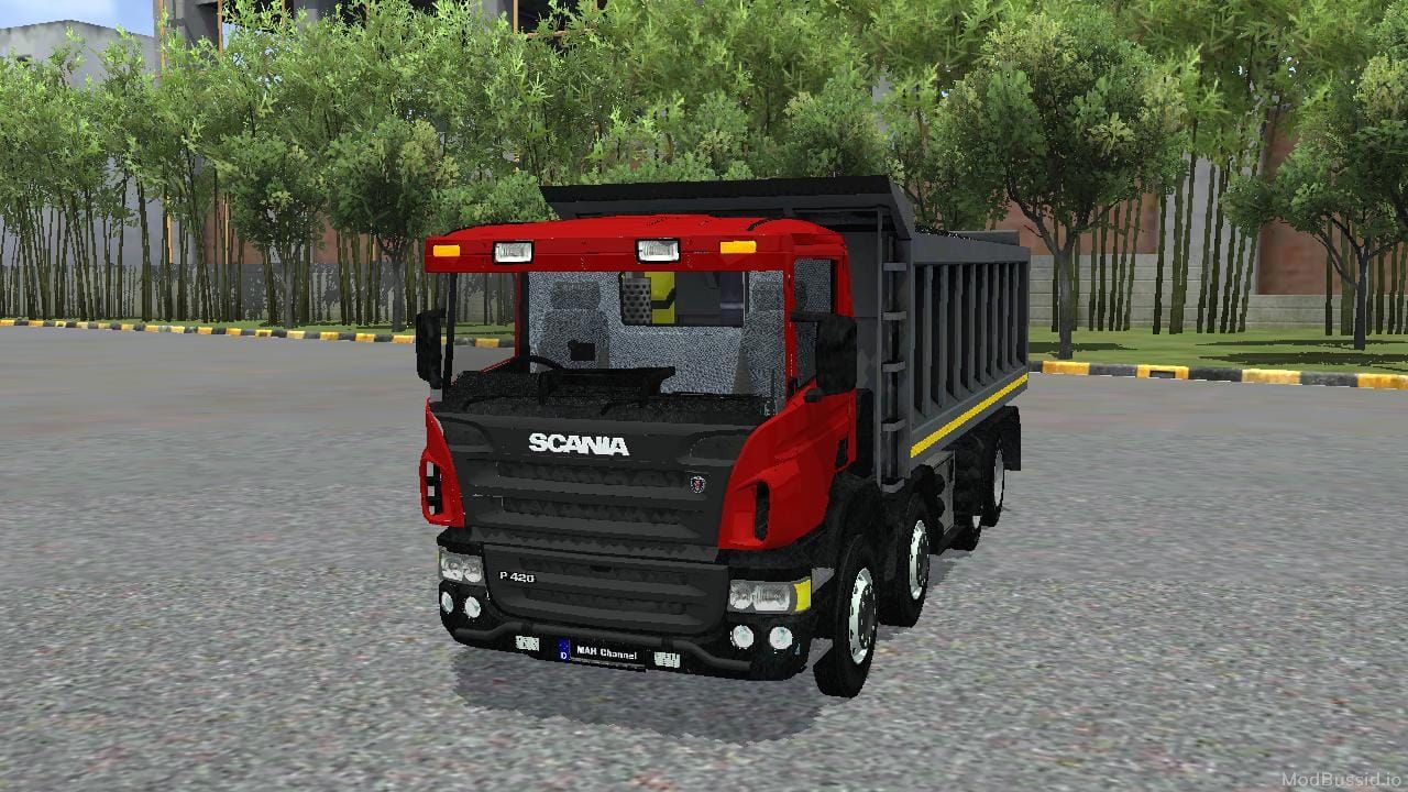 Download Mod Bussid Scania Dump By MAH Channel