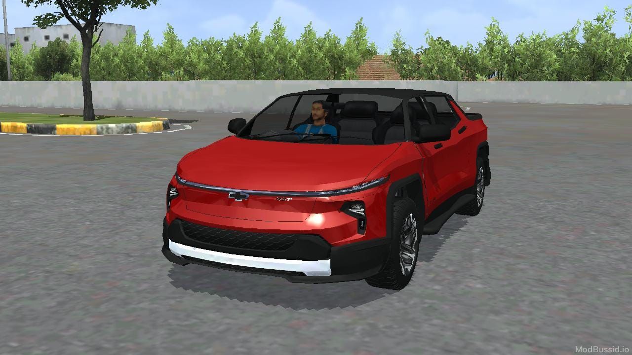 Download Mod Bussid Chevrolet Silverado EV RS 2024 By Hanzoo Mod