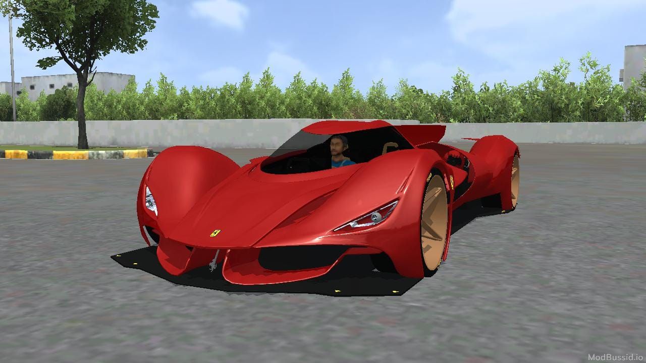 Download Mod Bussid Ferrari Piero T2 LM Stradale LMP1 2025 By Hanzoo Mod