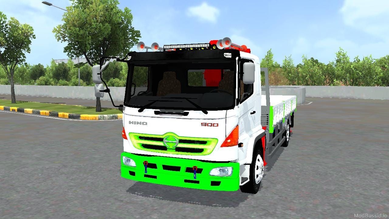 Download Mod Bussid Hino 500 (Pickup) Truck