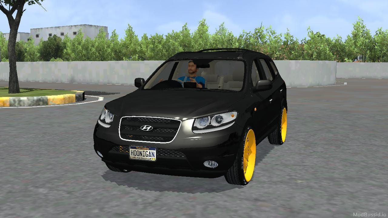Download Mod Bussid Hyundai Santa FE By Hanzoo Mod