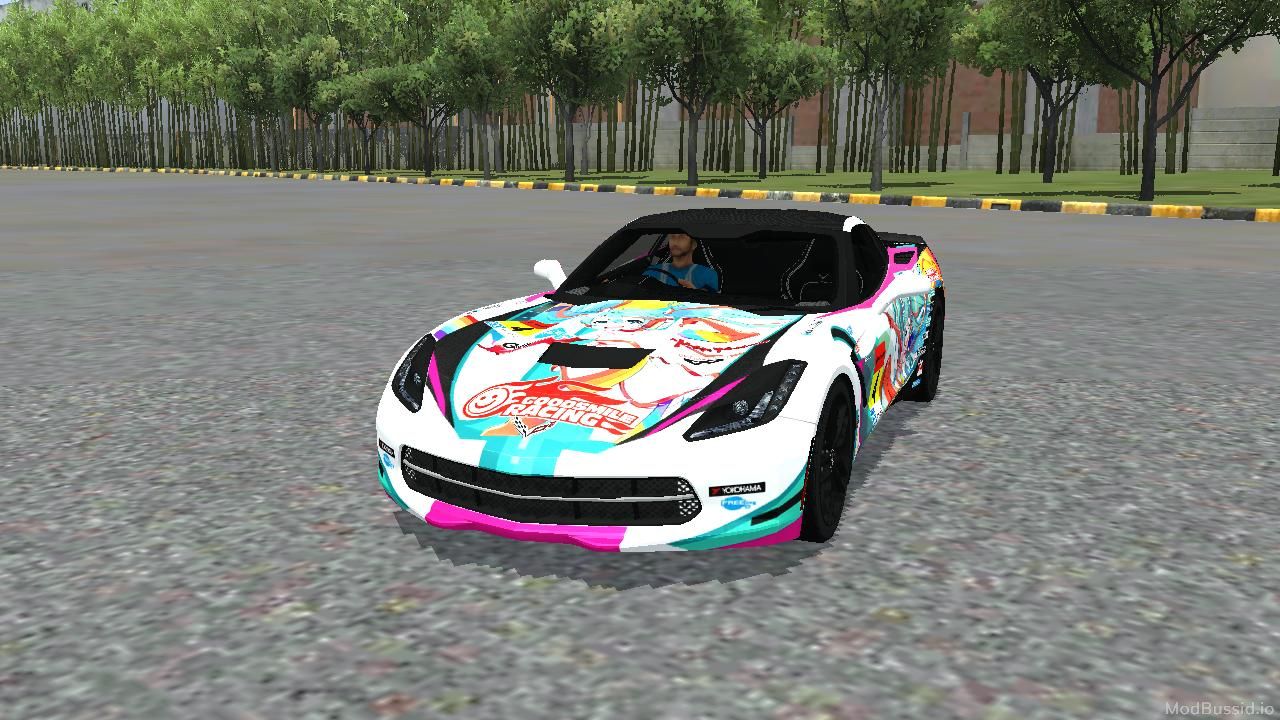 Download Mod Bussid Chevrolet Corvette Z51 C7 2014 By Hanzoo Mod