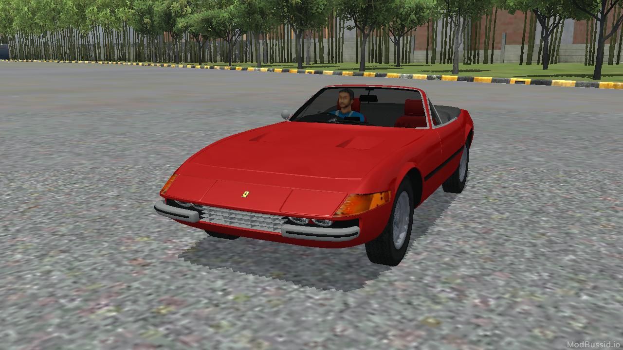 Download Mod Bussid Ferrari 365 GTS4 Daytona 1971 By Hanzoo Mod