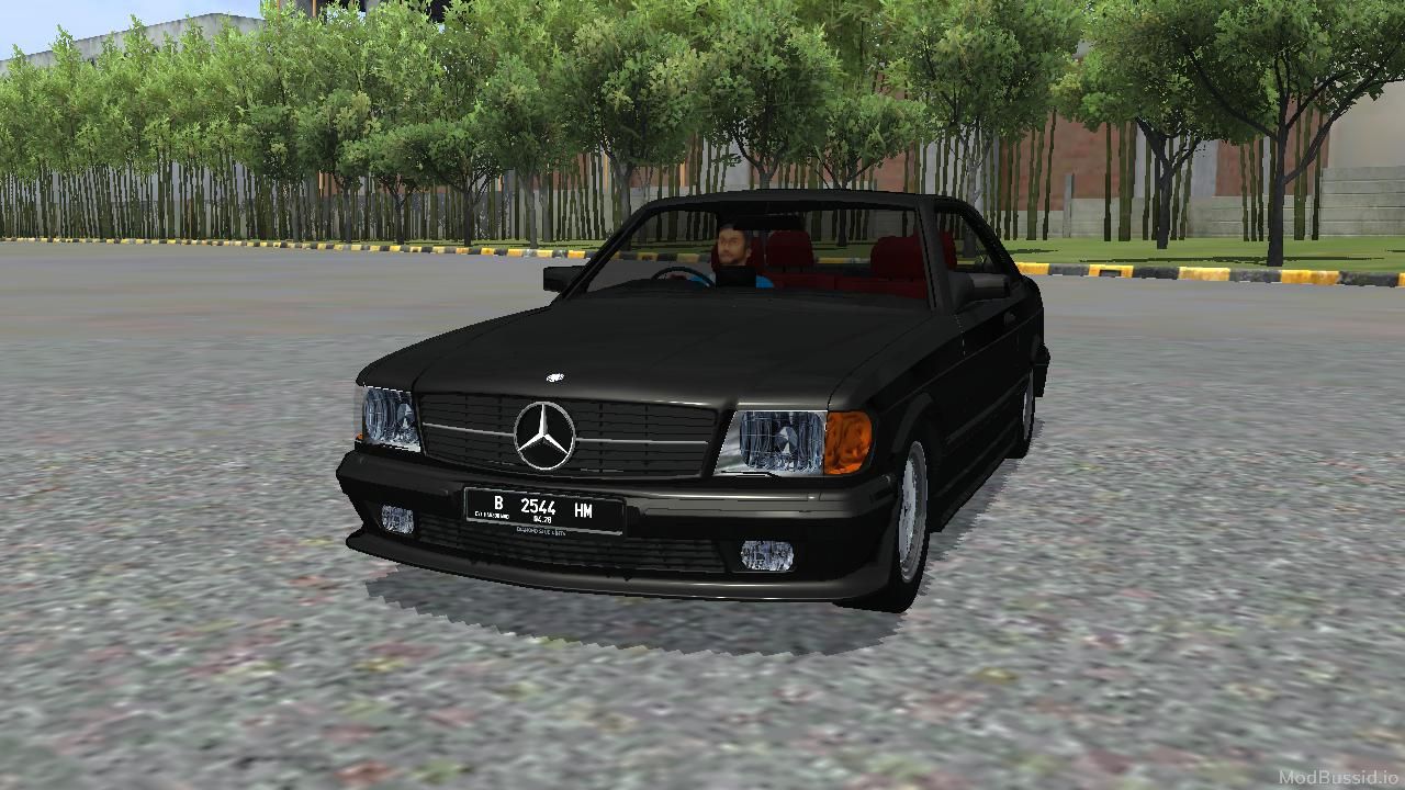 Download Mod Bussid Mercedes-Benz 560SEC By Hanzoo Mod