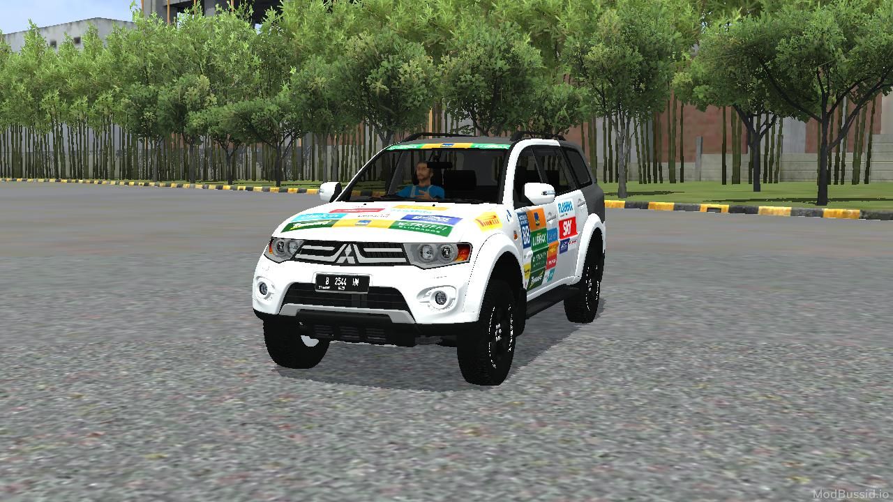 Download Mod Bussid Mitsubishi Pajero Dakar HPE 2015 By Hanzoo Mod