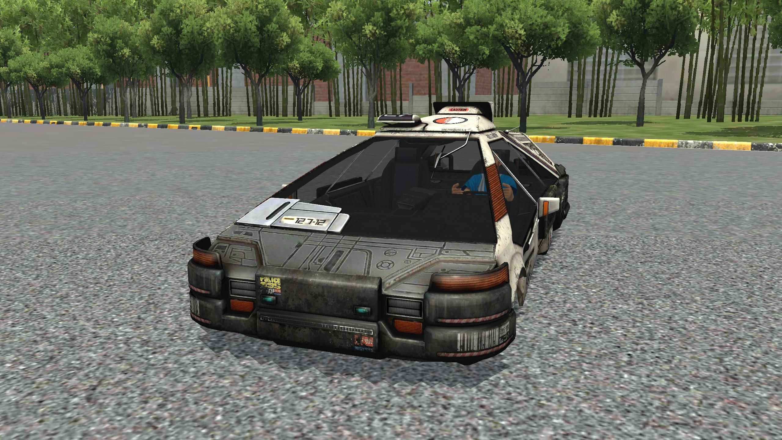 Download Mod Bussid Sci-Fi Police Car By Hanzoo Mod