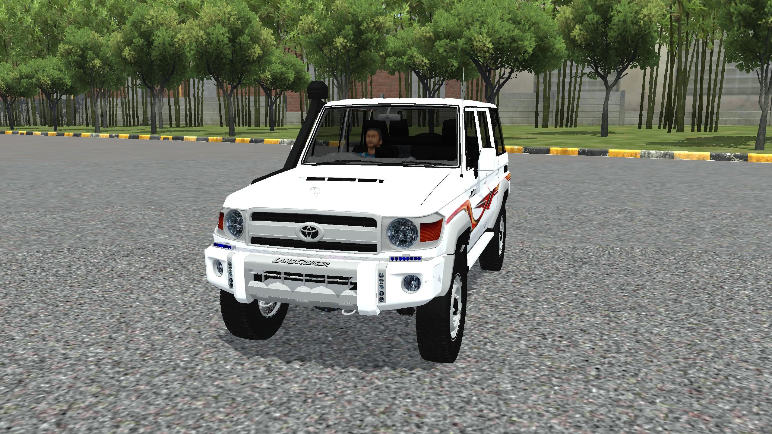Download Mod Bussid Toyota Land Cruiser LC76 4WD By Hanzoo Mod