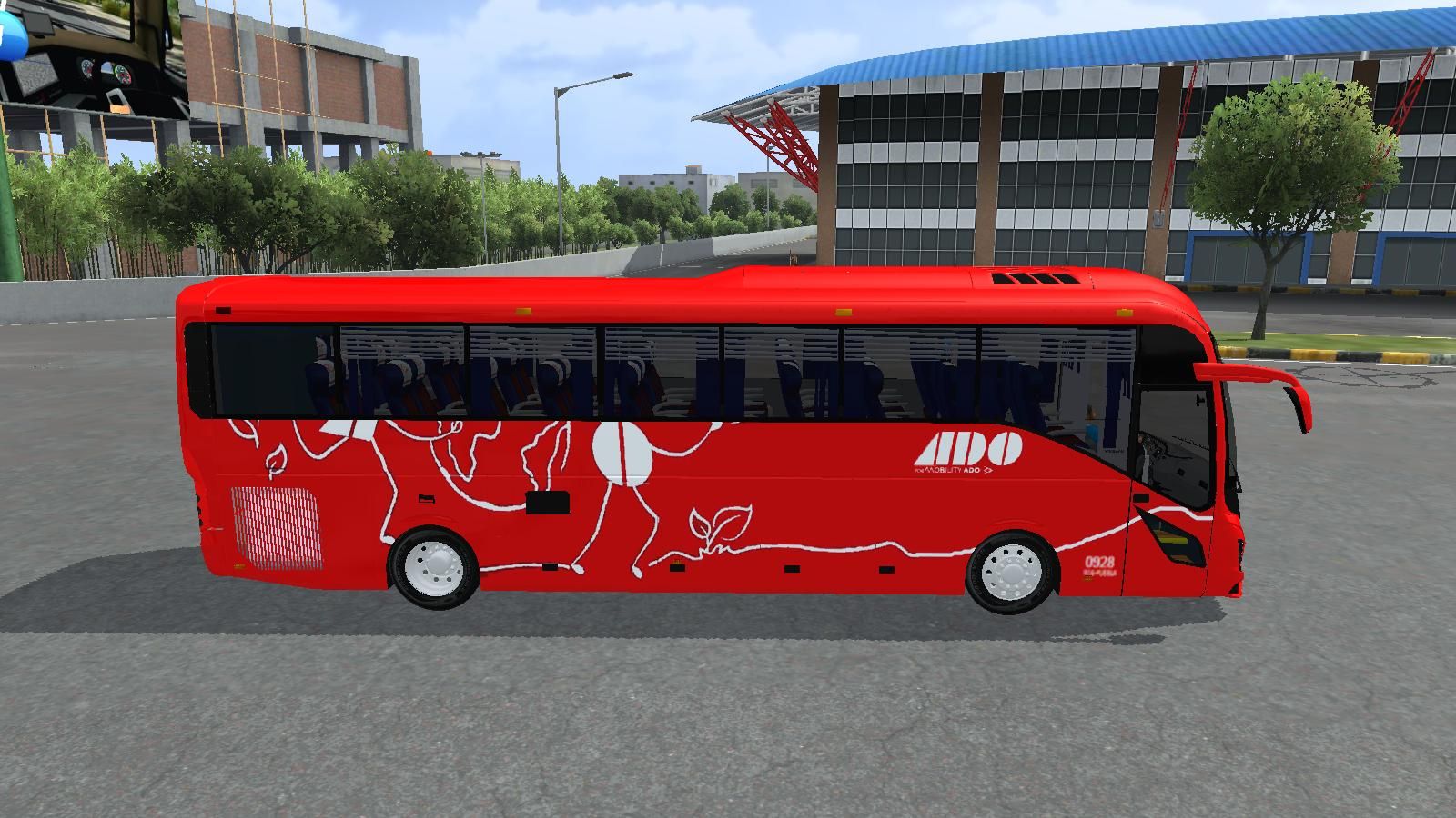 Photo of ADO Volvo 9800 Bus HQ 4