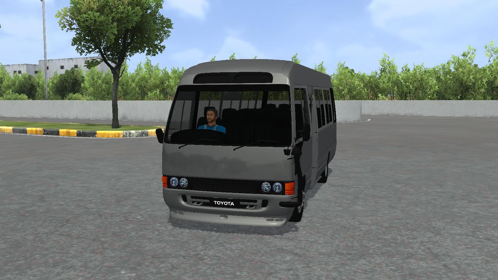 Download Mod Bussid Toyota Coaster By Hanzoo Mod