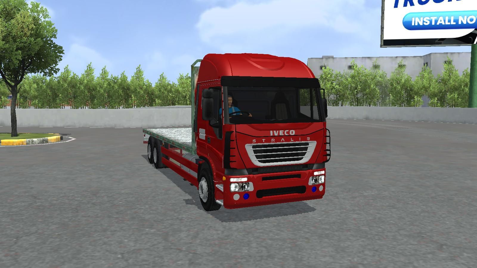 Photo of Iveco Stralis Flatbed Truck 2