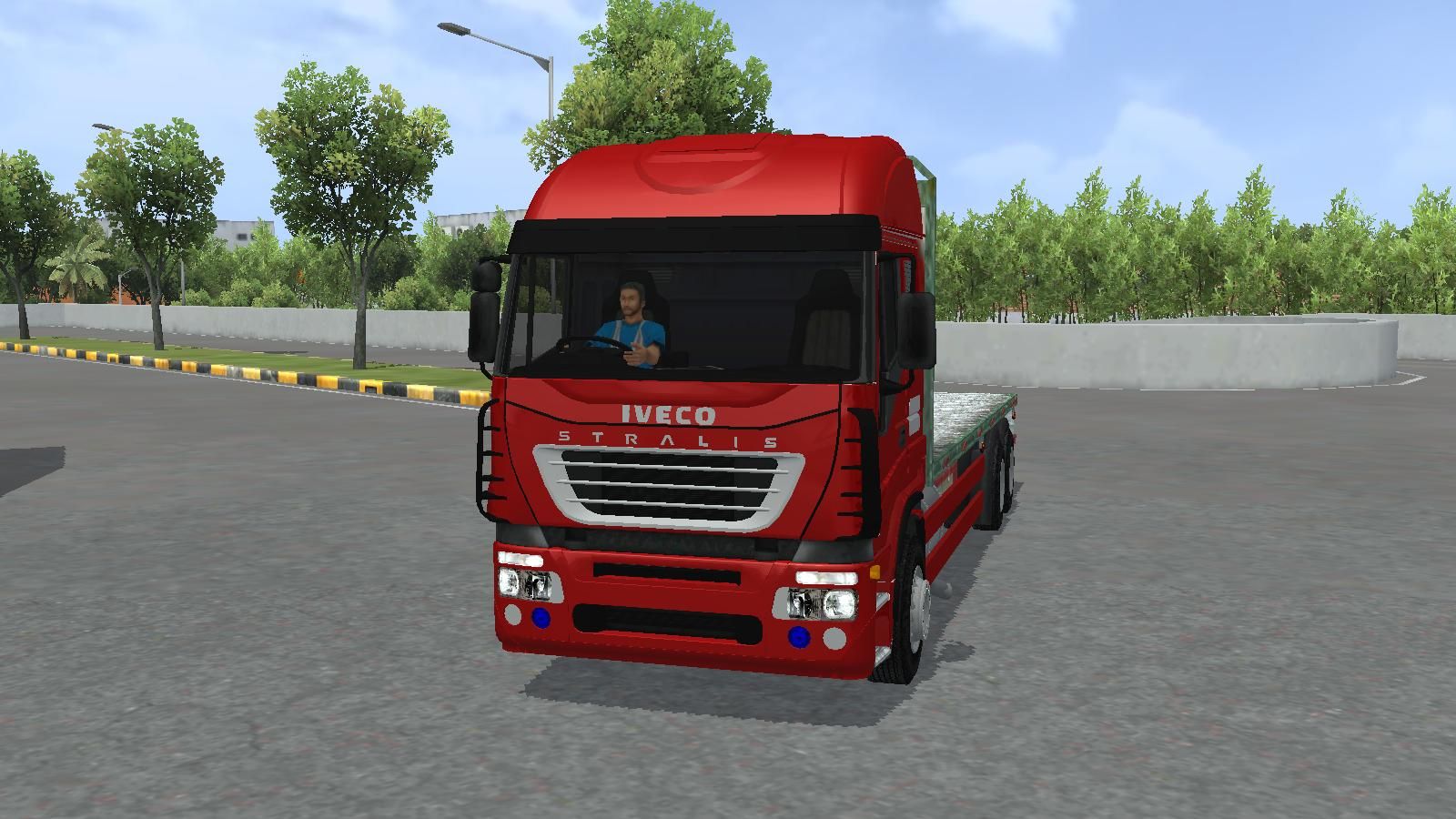 Download Mod Bussid Iveco Stralis Flatbed Truck
