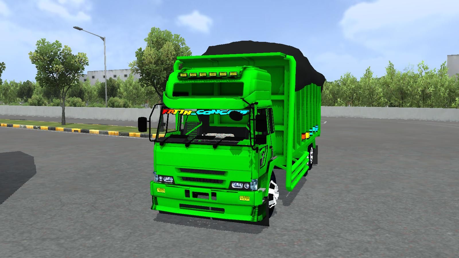 Download Mod Bussid Fuso TG Dump