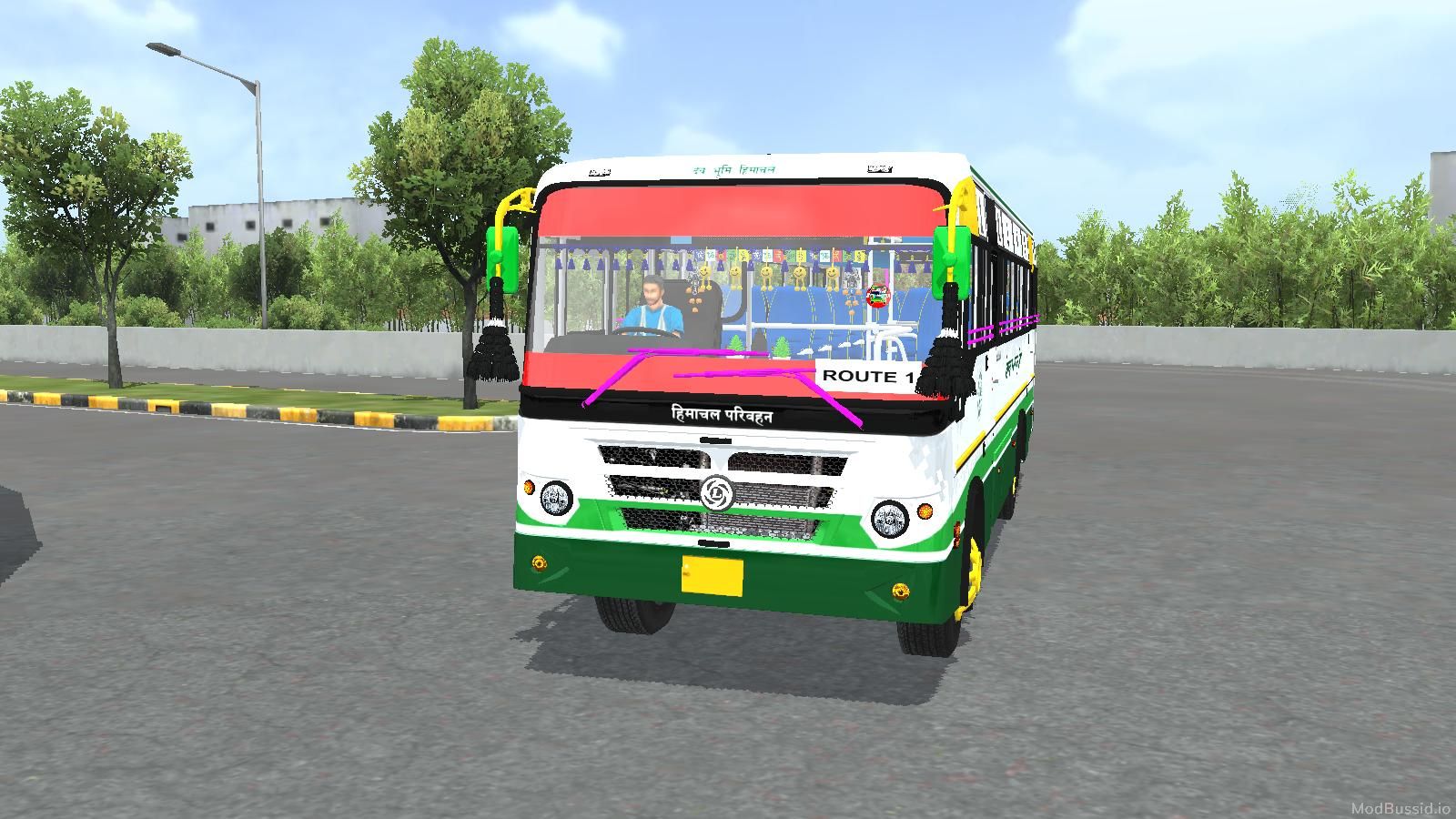 Download Mod Bussid HRTC Ashok Leyland B6 Odinery 6